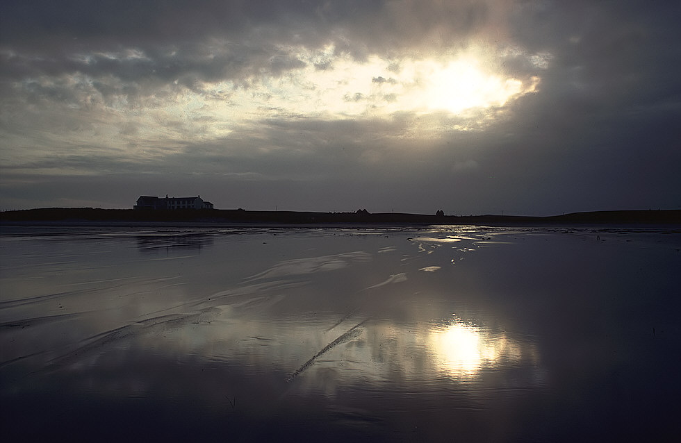 Gott Bay at Sunset