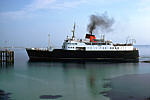 MV Columba arrives at Gott Pier